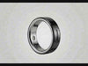 360-degree video of ceramic smart ring for event reminder.