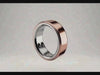 360-degree view of the sleek metal finish AI smart ring.