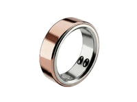 Ultra-lightweight rose gold smart ring for daily wellness.